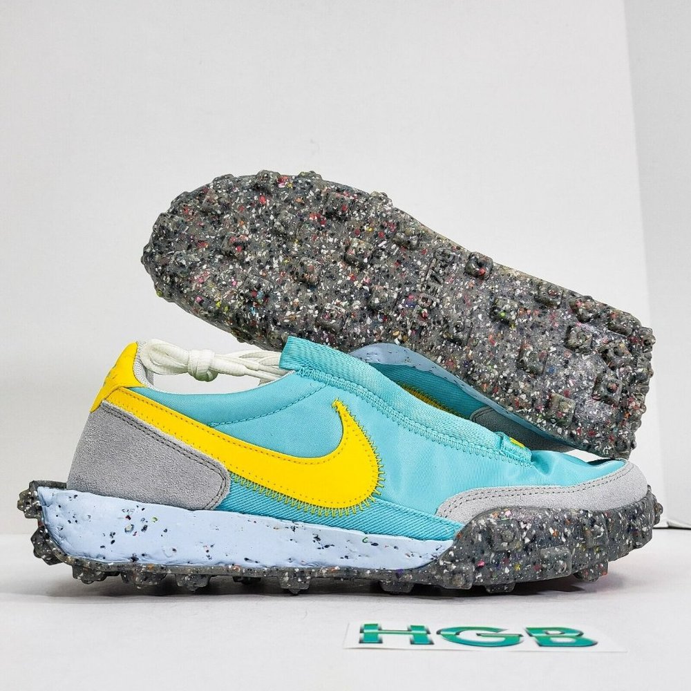 Nike Waffle Racer Crater Men's Sneaker Shoe Limited Edition Blue CT1983-400
